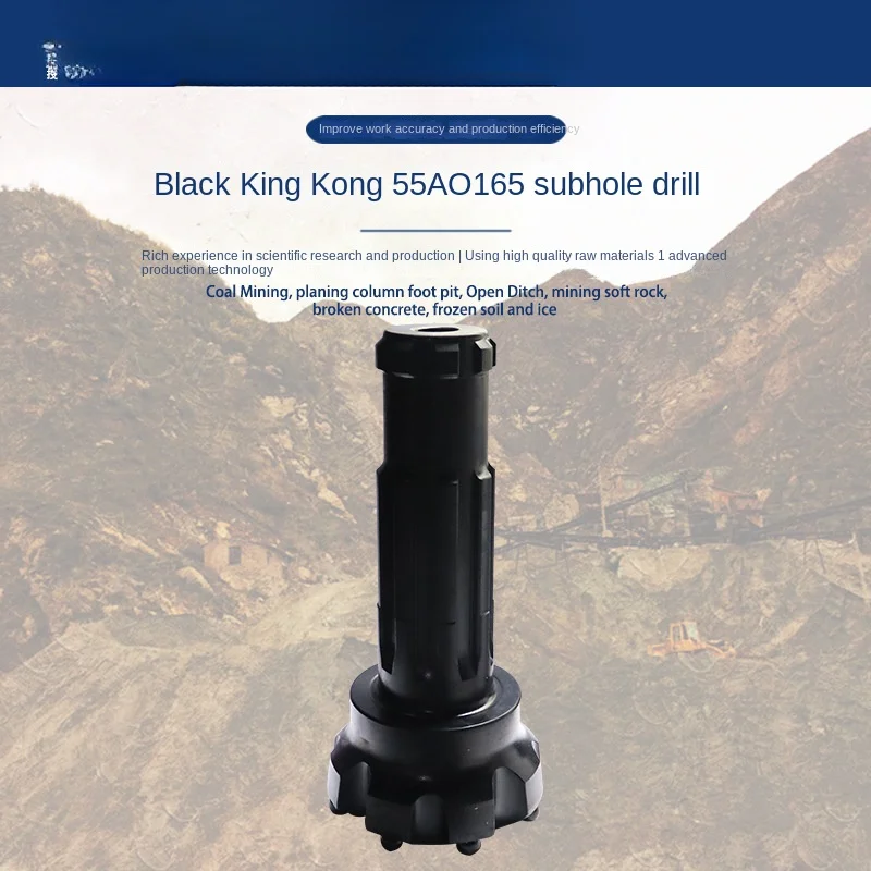 

165mm Spherical Tooth Drill with 5-Inch 55A Impactor Engineering Mine Drilling Down-Hole