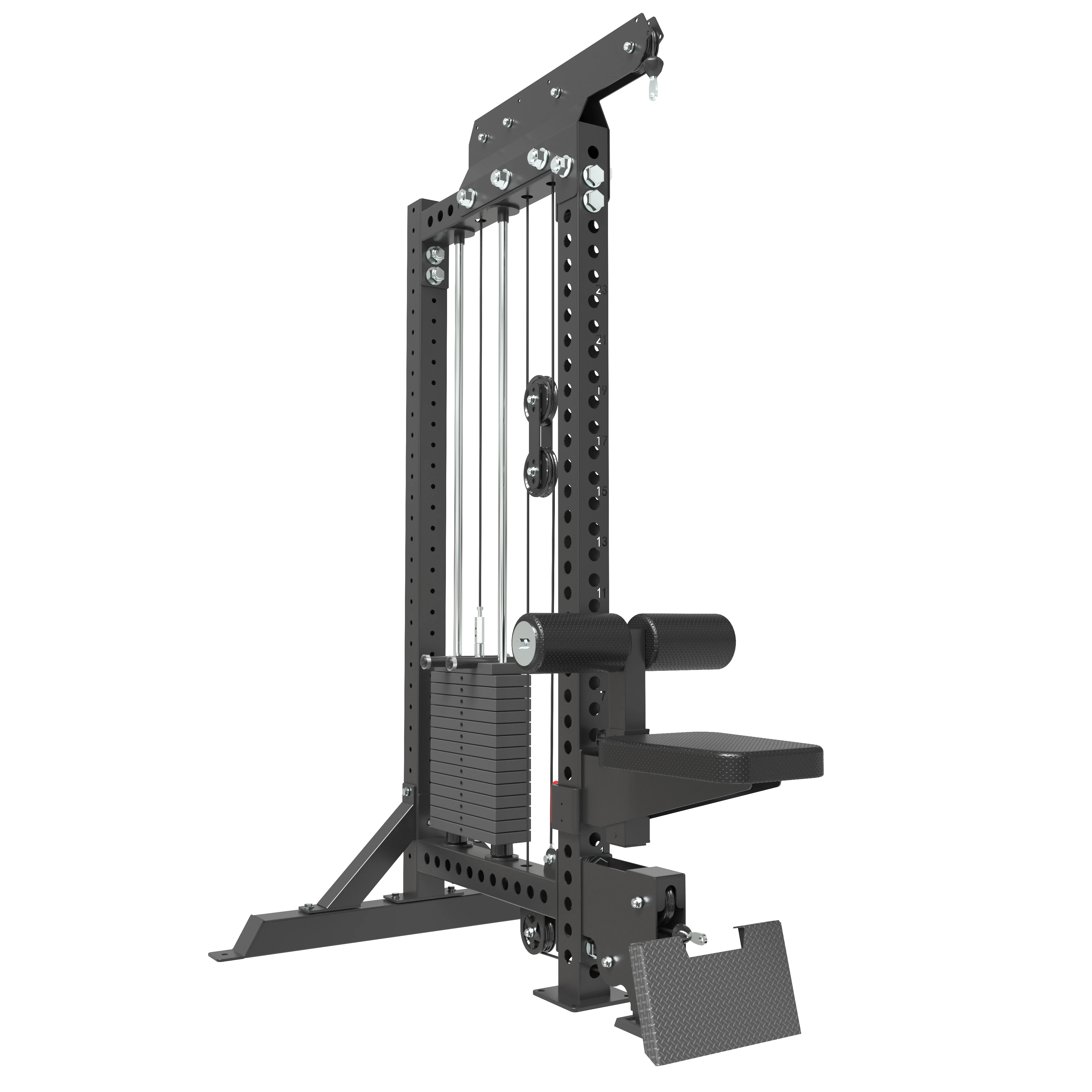 آلة صف جالس للتدريب الاحترافية المنسدلة لتدريب القوة
