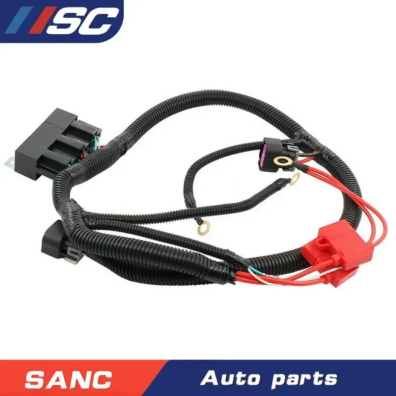 7L5533A226T ECU Control Electric Fan Upgrade Wiring Harness for GM Truck GMC Sierra Chevrolet Silverado Avalanche Denali Tahoe