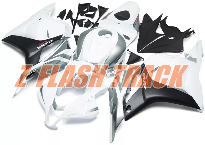 For Honda CBR600RR CBR 600RR 600 CBR600 RR F5 2009 2010 2011 2012 Cowl Body Fairing Kit Bodywork Injection Plastic Silver White