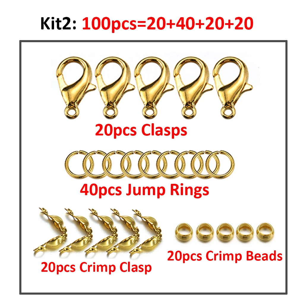 100pcs Jewelry Making Kit Components for DIY