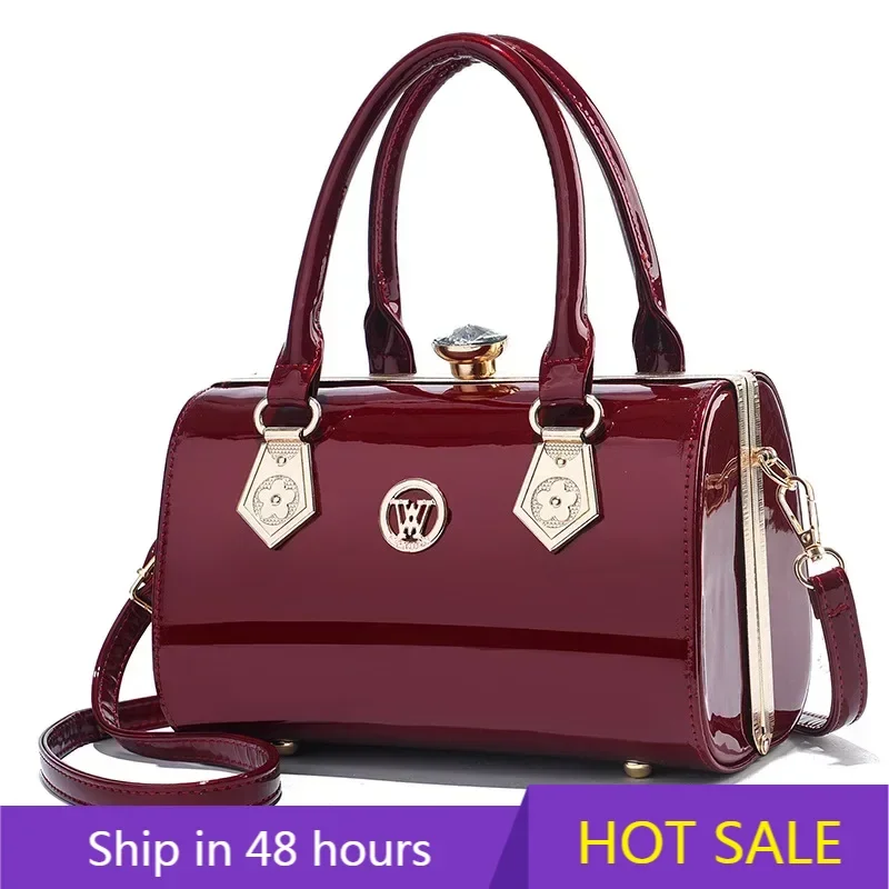 

Роскошная брендовая дизайнерская женская сумка, классическая универсальная сумка на плечо, высококачественная глянцевая сумка через плечо, модная сумка для ужина