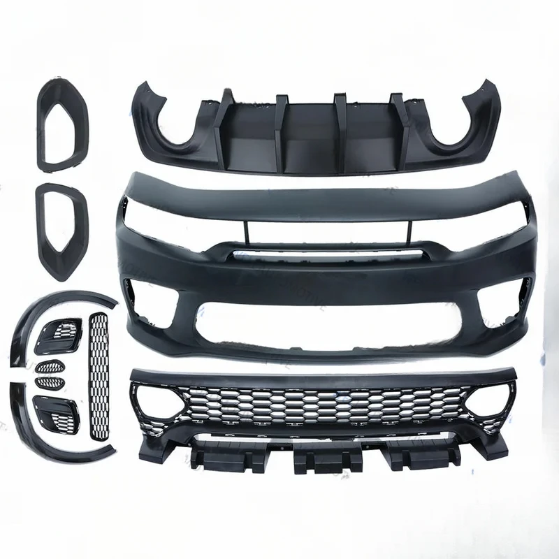 

newestNewest Sports Car Parts PP Carbon Fiber Material Body Front Bumper Kit for Chan SRT Hellcat Widebody 2015+