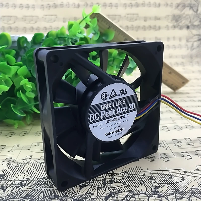 ORIGINAL 109P0812M613 12V 0.13A 8020 80*80*20mm KIPAS PENDINGIN RADIATOR BARU