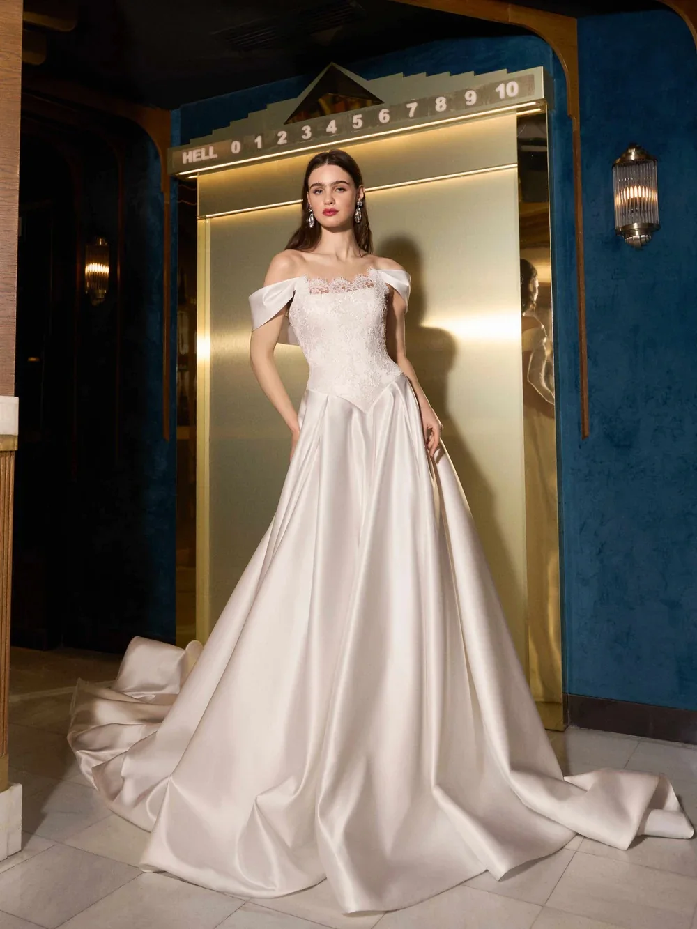 

Атласное свадебное платье Vestido De Noiva Minimalista Кружевное белое платье Vestidos Novia Boda Civil Женские платья Casamento на заказ для невест