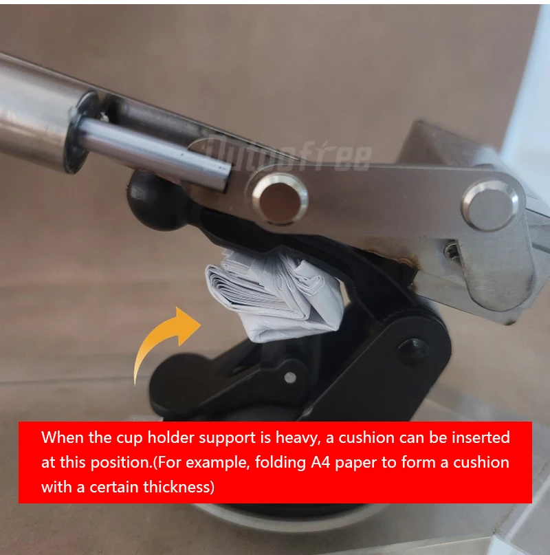 39 mm Hub, Mini-Teleskop-Linearantrieb, Hubmechanismus, Motor, 60 mm/75 mm Aluminiumplatte, 3XLR-Stecker optional – Detail 10