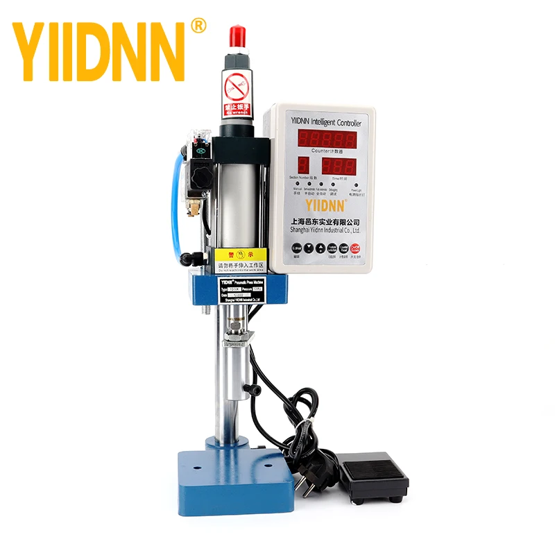 YIIDNN CE small pneumatic punch press with contoller and daul buttons stamping  punching machines