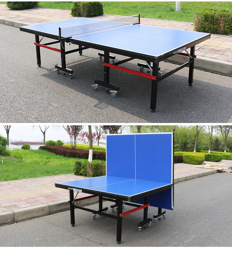 Factory Direct sale Ping pong tables for outdoor& Indoor use Movable and Foldable Products Table Tennis