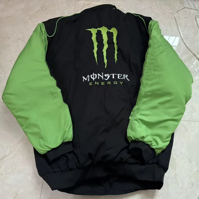 몬스터 에너지2026 스트리트 패션 통기성 따뜻한 자수 데일리 코트