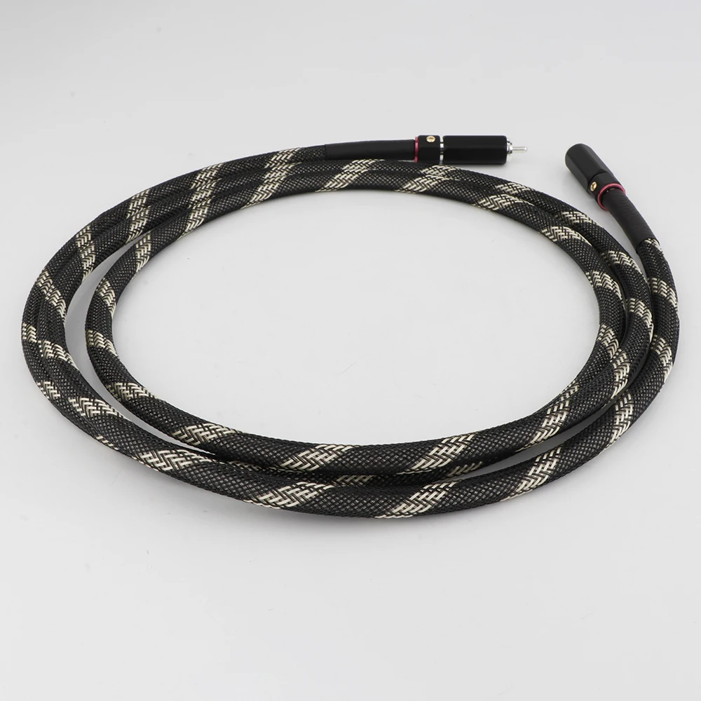 Hi End XLO HT4 Серебряная пластина RCA коаксиальный цифровой аудиокабель RCA в RCA сигнальный кабель лихорадка аудио кабель AES/EBU