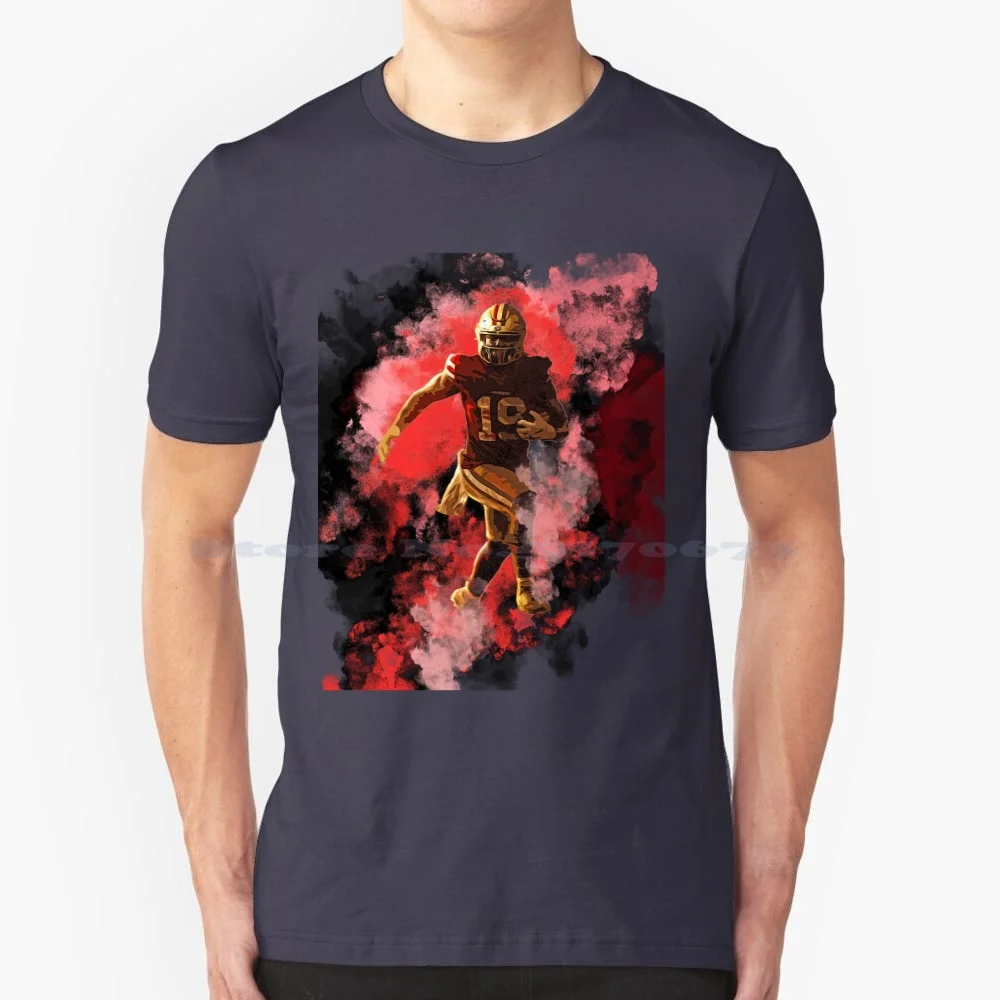 Deebo Samuel San Francisco Tshirt T Shirt 100% Cotton Tee Deebo Samuel Niners George Kittle Football Brandon Aiyuk Joe Montana