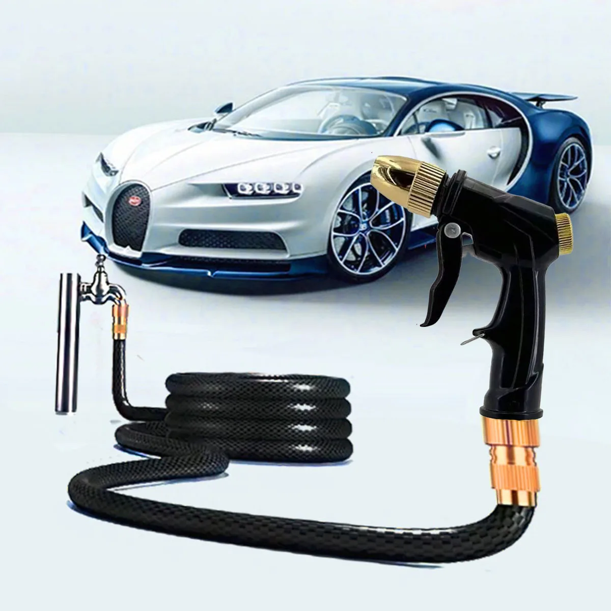 

Водяной пистолет для автомойки высокого давления, головка водяного пистолета, медный интерфейс сосков, водяной пистолет, инструмент для очистки сада и сада