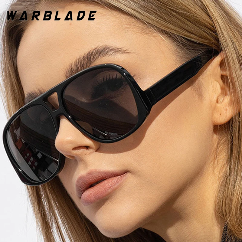 

Trending Pilot Double Bridge Luxury Women's Sunglasses Retro Design Brand Men Sunglass Summer Travel Driving Punk Eyewear UV400