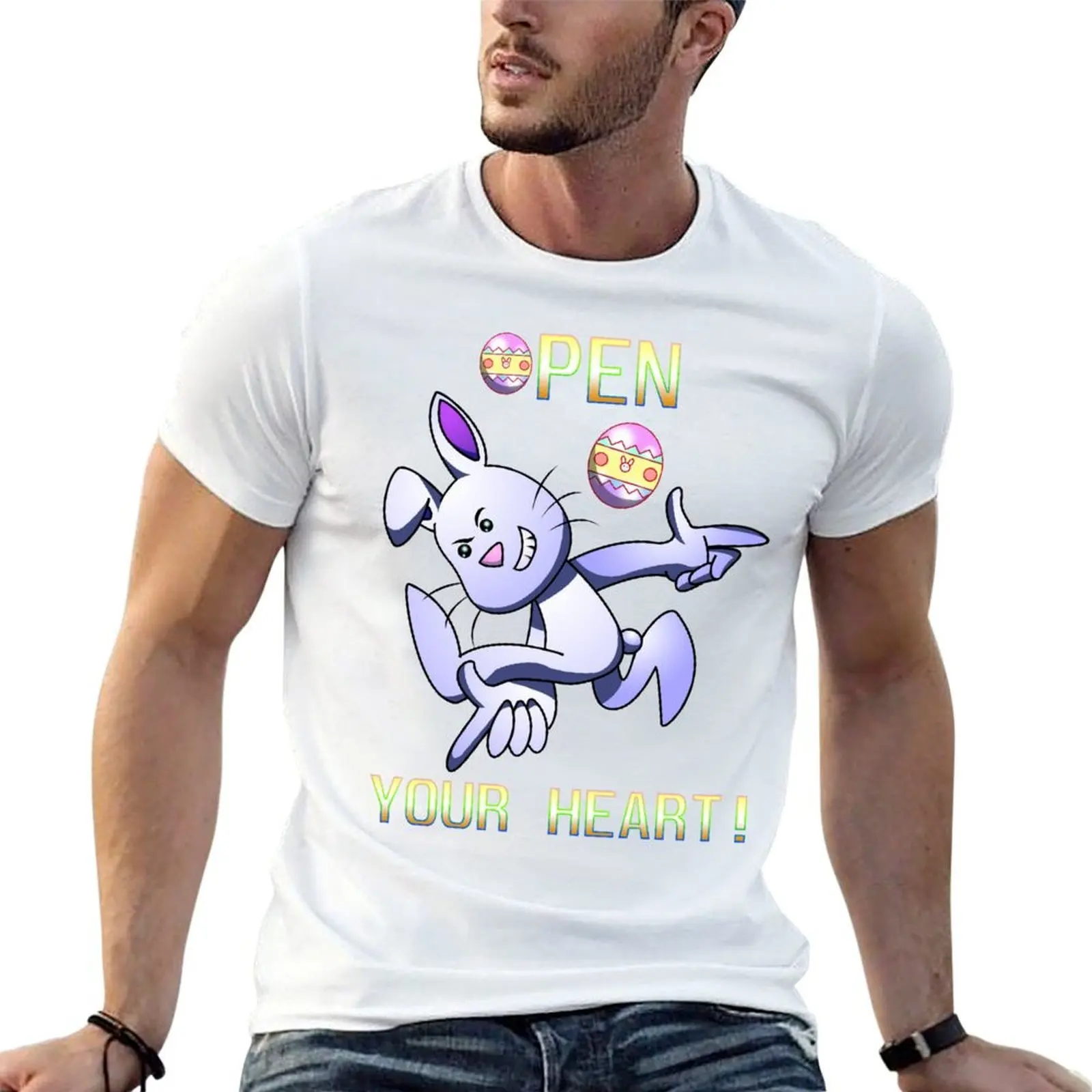 Easter Bunny In SA1 Pose T-Shirt t shirts for man graphic tees t shirt man casual t shirts for man slim fit T-shirt