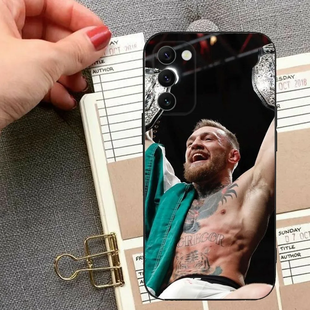 C-Conor McGregor Boxing Phone Case For Samsung Galaxy A20,A21s,A22,A31,A32,A52,A53,A72,73,A80,A91Soft Black Cover image 2