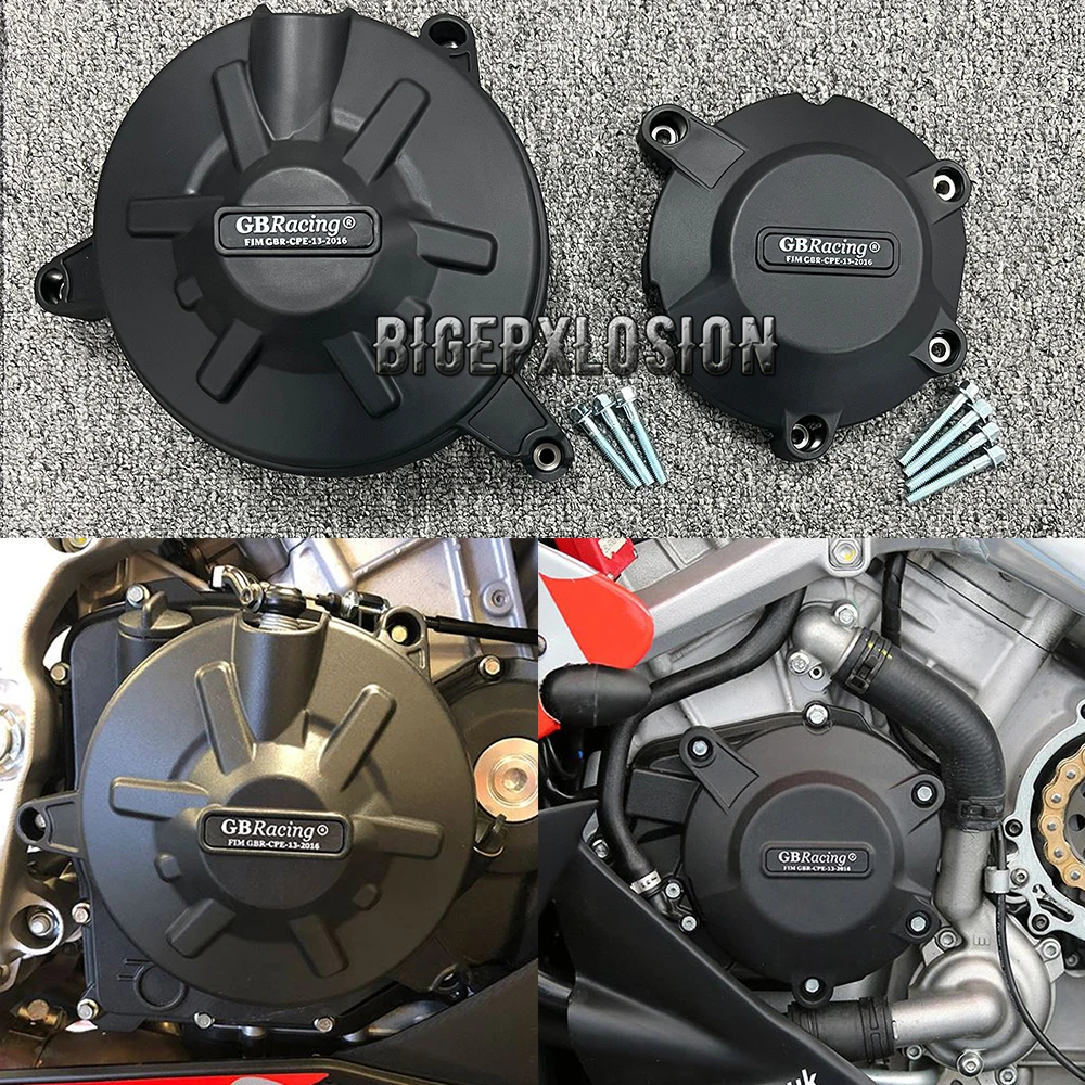 For Aprilia RSV4 2010-2020 & RSV4 RR 2015-2021 & TUONO V4R 2011-2020 GB Racing Motorcycles Engine Protective Cover