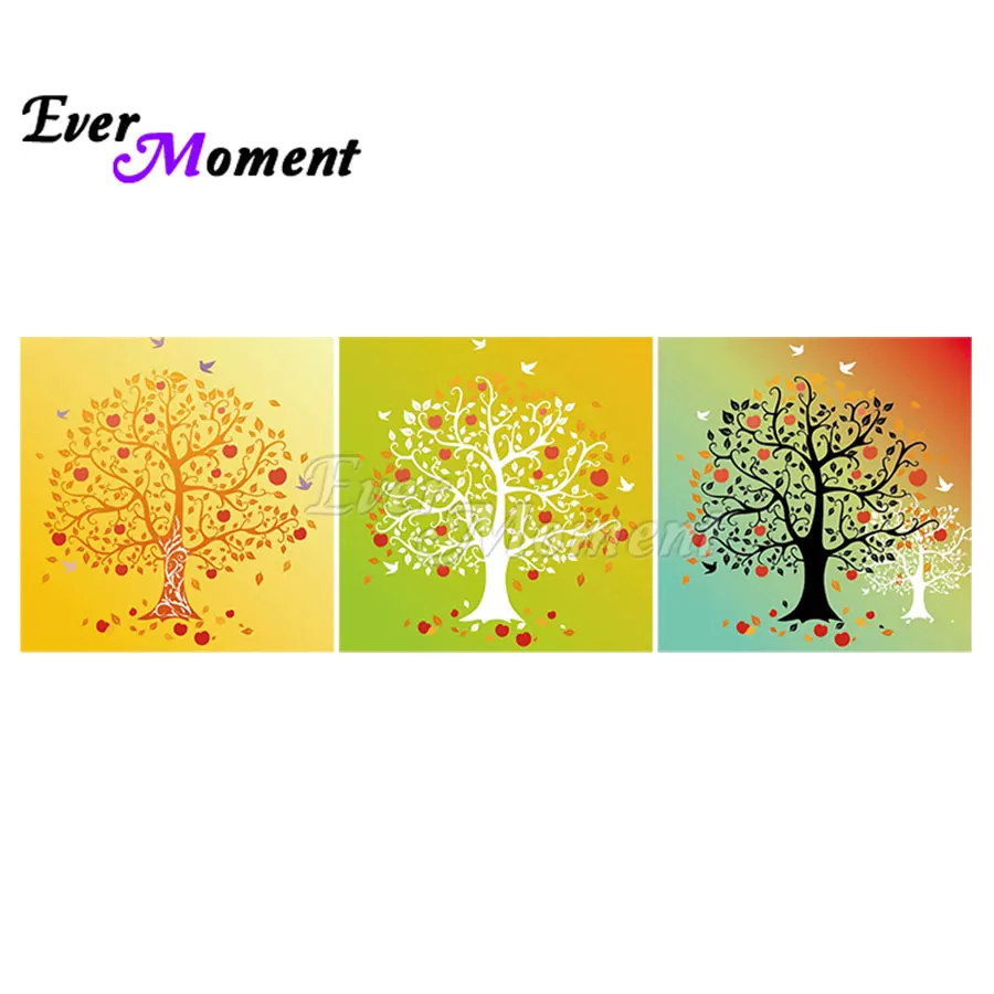 Ever Moment Diamond Painting Cartoon Paint By Diamond Wall Art Decoration Tree Wall Art Decoration Multi-picture Gift 1M016