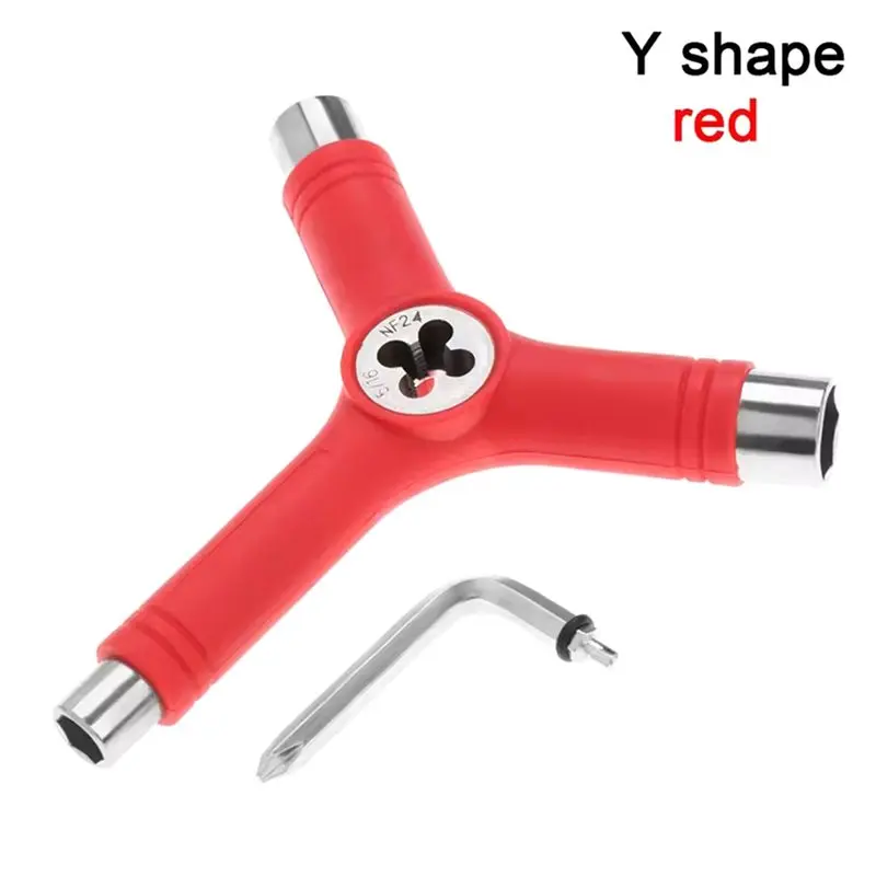 Superior-Allen Wrench Type, Cross-Head Screwdriver, All In-One Skateboard Tools, Multifunctional Accessory For Y Skate Tools
