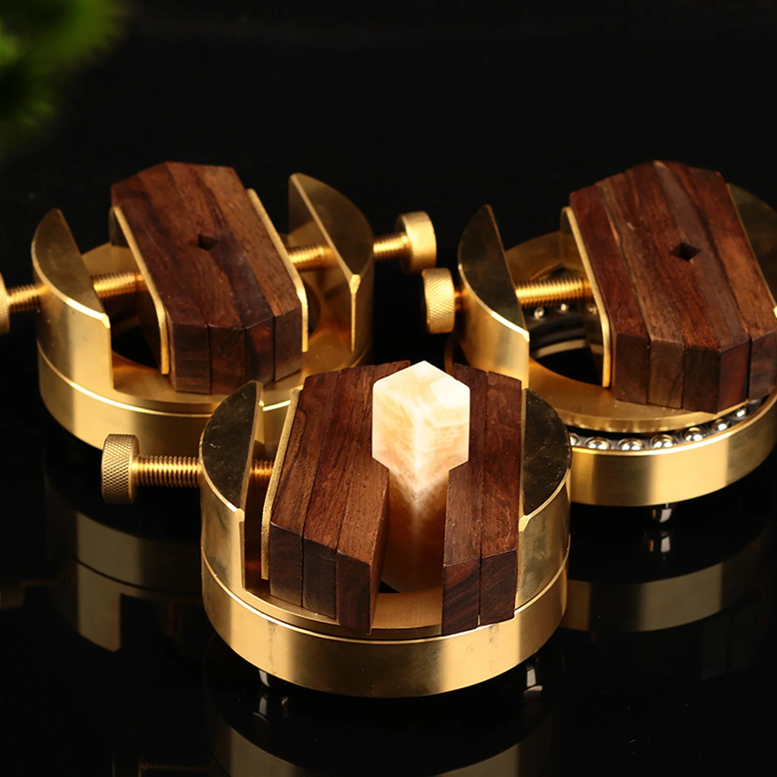 

1Set Stamp Engraved Bed Professional Grade Brass Carving Tool Set for Seal Stone Fixing Handicraft Sculpture Applications