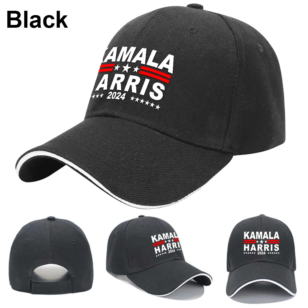 Kamala Harris 2024 President Election Hat Adjustable Baseball Cap Breathable Peaked Cap Men Hip Hop Dad Hats for Outdoor Sports