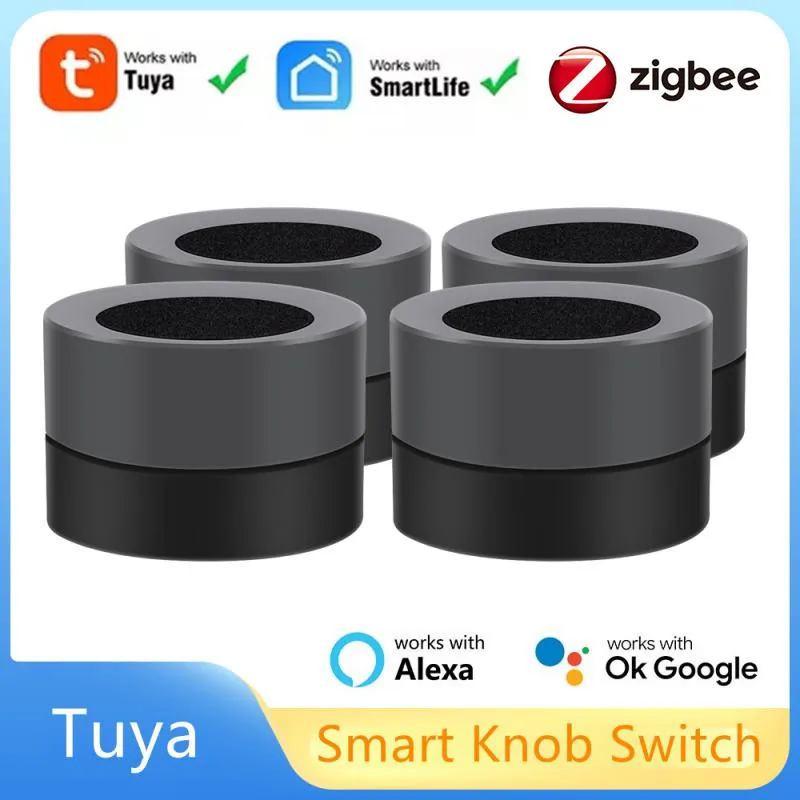 Tuya ZigBee Smart Knob Switch Wireless Scene Switch Button Controller Smart Home Automation Scenario Smart Life App