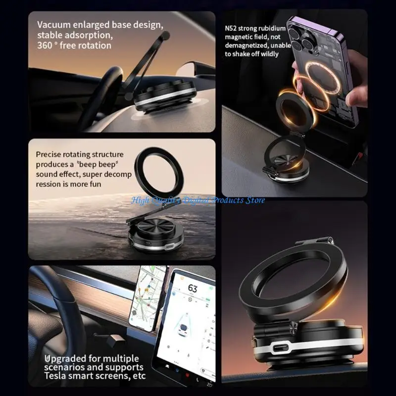 

U2JE High Stability Holder Support, with Strong Load Capacity, Adjustable Viewing for Phone, Car & Office Desk