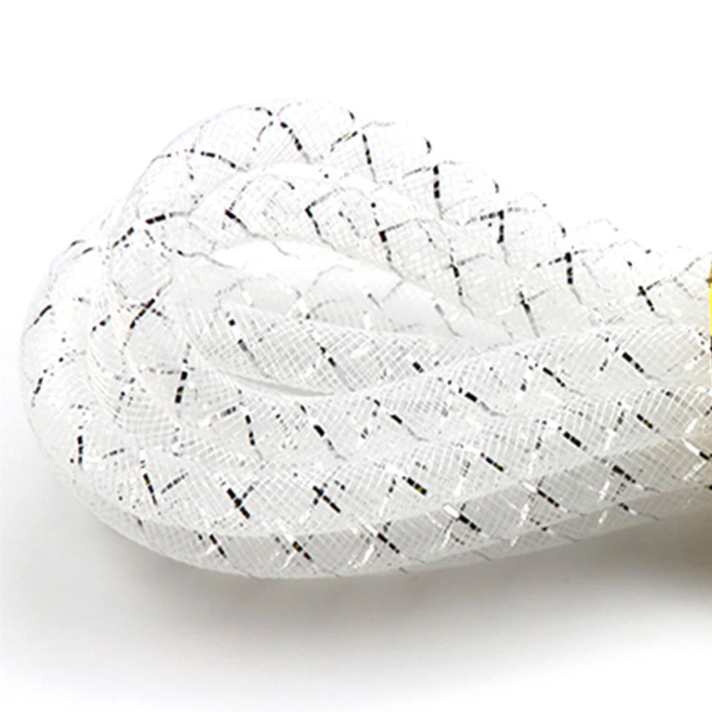 4/8mm 5/10M/Lot Wholesale Colorful Mesh Bracelet Jewelry DIY Fitting With Crystal Stones Filled Necklace Choker Charm