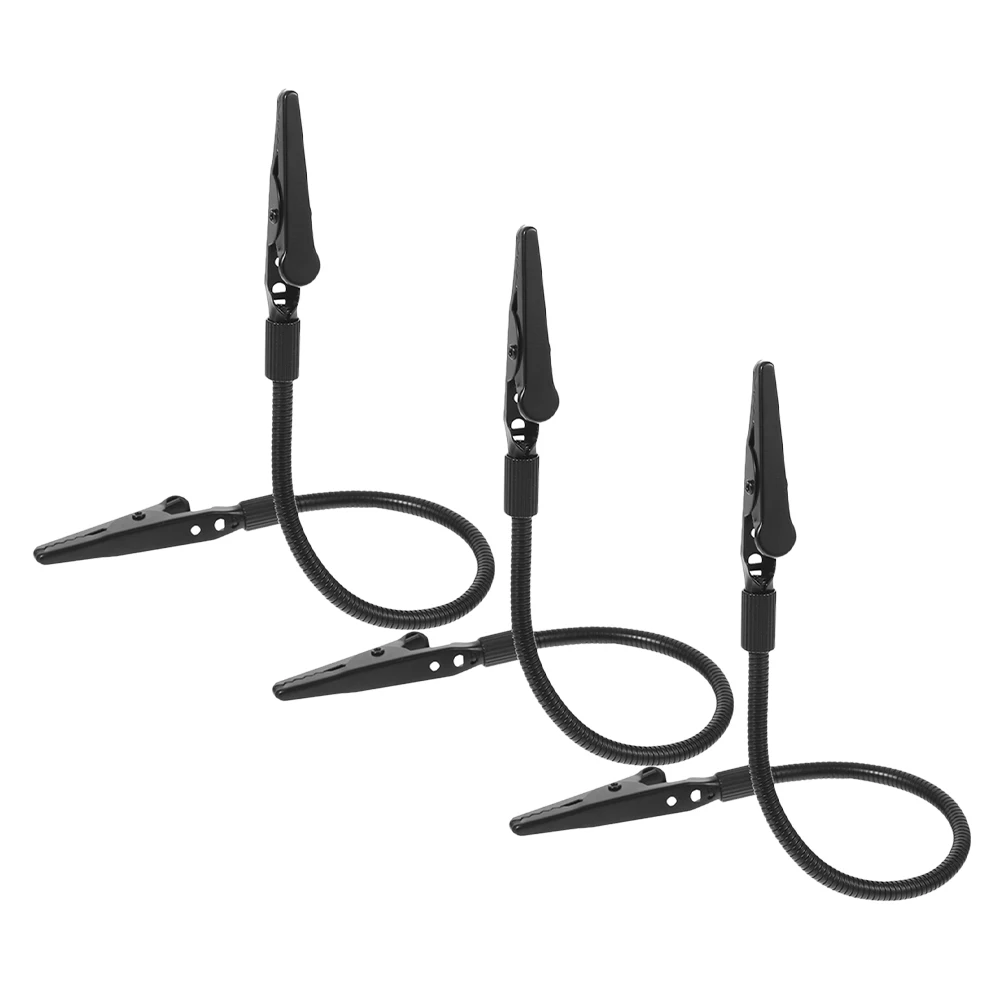 

3pcs Welding Tools Flexible Clamps for Repair Work Fixing Clips Craft Jaw Opening Photo Clip Metal Mount Picture Clamps Memo