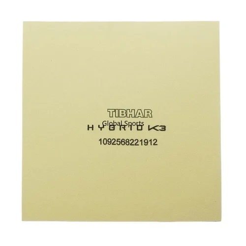 Imagen 2 del producto TIBHAR-hoja de goma pegajosa para tenis de mesa HYBRID K3, hoja de goma de Ping Pong Original con esponja para pastel ESN prediseñada, hecha en Alemania