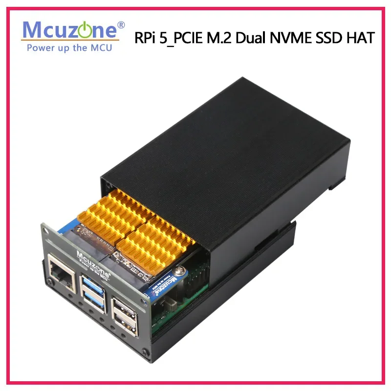 Imagem -06 - Raspberry pi Pcie M.2 Nvme Duplo Chapé Ssd Suporta 2280 2242 2230 Ssd Mps2280d