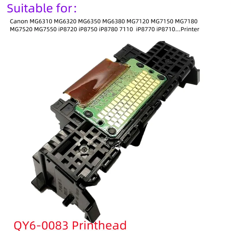 Cabezal de impresión QY6 0083 para impresora Canon, compatible con IP8700, IP8780, MG6300, MG6380, MG7100, MG7140, MG7180, MG7500, MG7520, MG7580, 7700, 7780