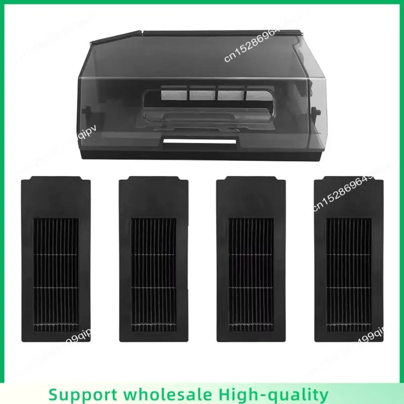 

ABSF For Ecovacs Deebot X2 / X2 Pro / X2 Omni Robot Vacuum Cleaner Dust Box Dust Bin Hepa Filter Accessory Part Spare