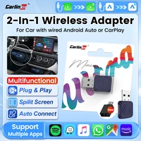 CarlinKit 5.0 Mini Ultra &Mini 5 Pro Wireless Adapter Wireless CarPlay &Android Auto USB Dongle For Cars Wireless Auto Connect