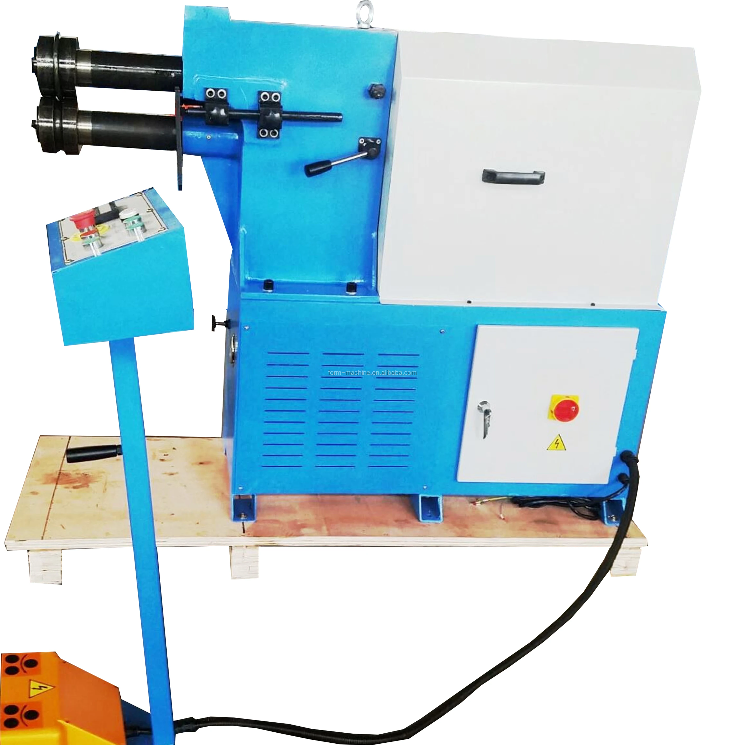 Motorised power bead roller Steel Plate Embossing Machine and rotary swaging machine