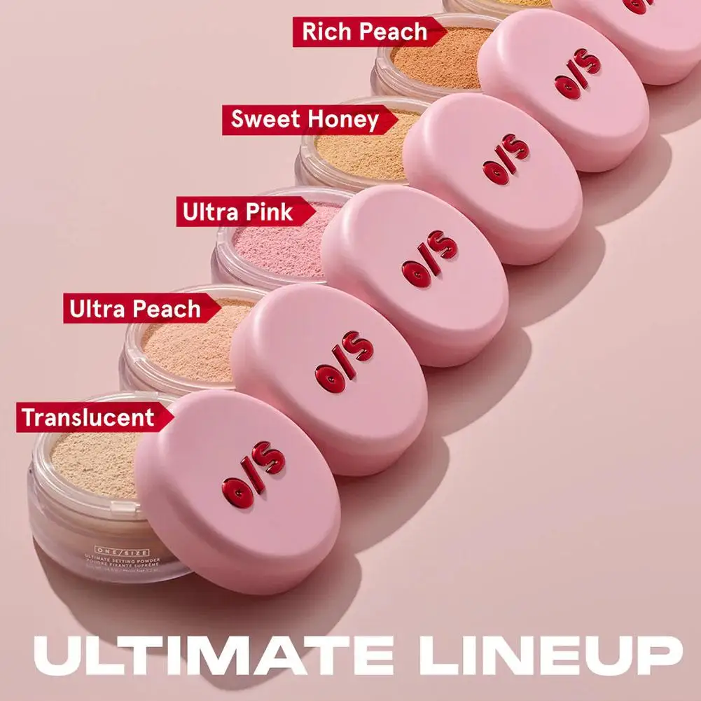 32.5g Setting Powder Lasting Matte Pink Finish Oil Control Makeup Fixation Removal Pore Modification Setting Makeup Cosmetics