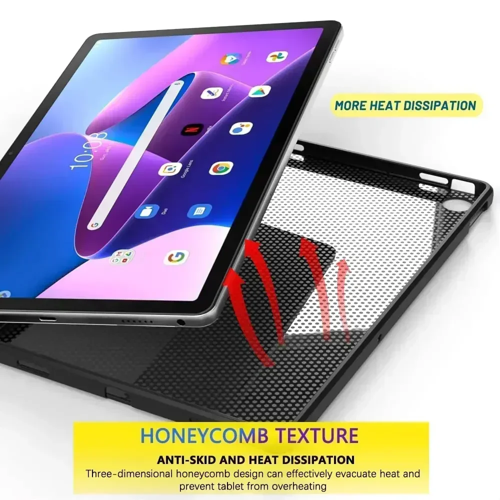 غلاف من السيليكون الناعم لهاتف Lenovo Tab M10 Plus 3rd Gen 2022 10.61 TB-128FU TB-125FU حافظة كمبيوتر لوحي مرنة لـ Xiaoxin Pad 10.61