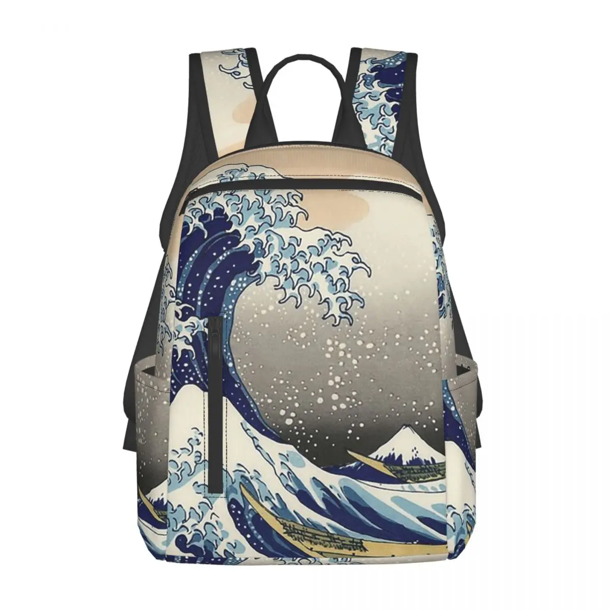 

Репродукция картины «Великая волна у Канагавы» Хокусая Катсушики. Рюкзак, школьная сумка, сумка через плечо для мальчиков и девочек.