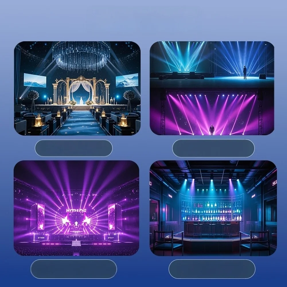 512 Channel Controller Console for Stage Lighting Control Featuring 8 Faders Blackout Function and Network Port