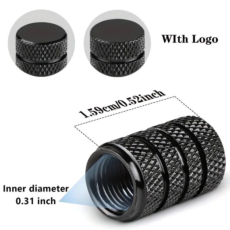 For HONDA VTX1300 VTX1800 VTX 1300 1800 Motorcycle CNC Accessorie Wheel Tire Parts Valve Stem Cap Cover Airdust Waterproof view 2