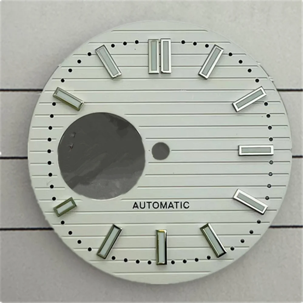 Horloge Gemodificeerde Wijzerplaat Nh35 Beweging Meteoriet Patroon Wijzerplaten Geschikt Voor Duiken 300M C3 Groene Lichtgevende Nh 35 S Wijzerplaat Accessoire