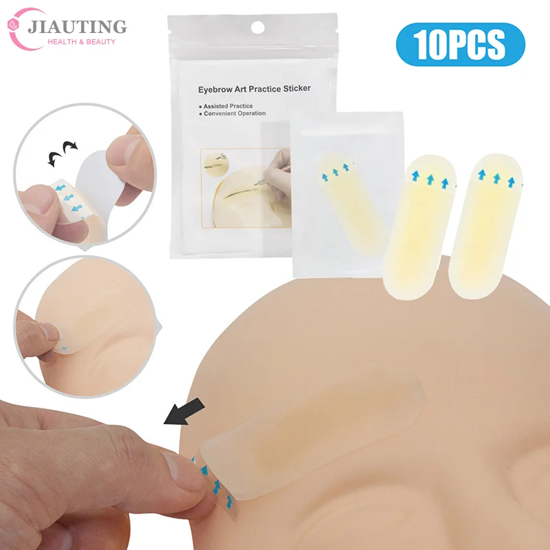 

Transfer Eyebrow Skin Sticker Tattoo Real Operation Practice Permanent Silicone Tattoo Training Supplies Eyebrow Protection