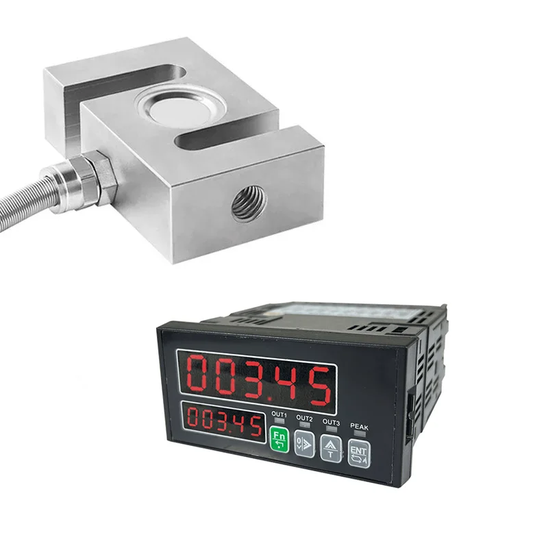 Qigh Quality S Type Weighing Sensor Weight Sensor Load Cell +load Cell Indicator ,display 10kg 20kg 30kg - 1 Ton 2T Biosensor