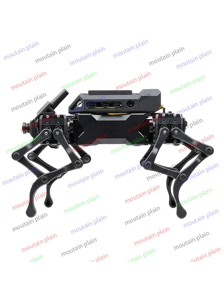 12 Degrees of Freedom Biomimetic Quadruped Robot Dog Based on Raspberry Pi Open-source Facial Recognition