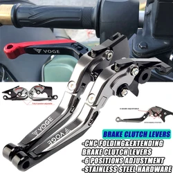 Motorcycle Accessories Folding Extendable Brake Clutch Levers For LONCIN VOGE 650 500 DS 500R 650DS 500DS