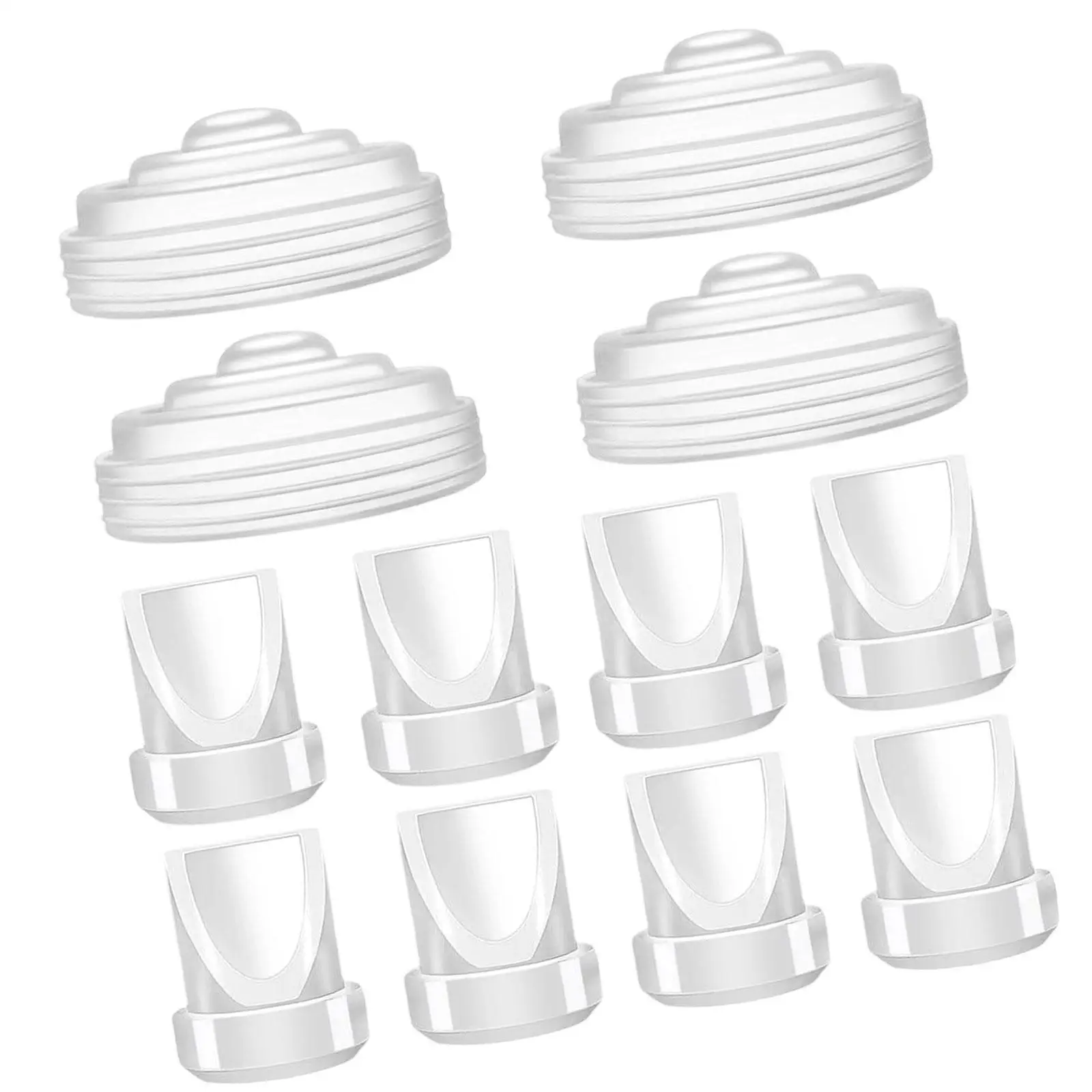 

Silicone Diaphragm Transparent and Duckbill Valves Easy to Clean Replace Parts