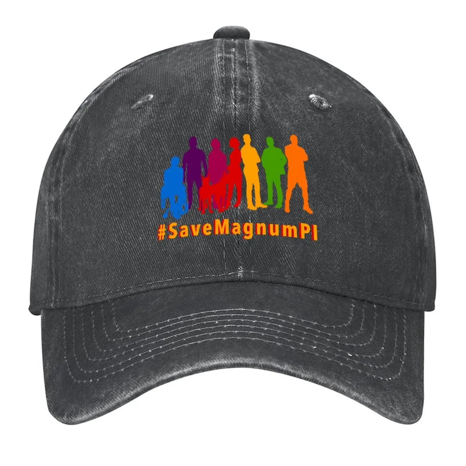 

#SaveMagnumPI (colors edition) Baseball Cap Golf Cap derby hat Luxury Man Hat Snap Back Hat Women's Men's