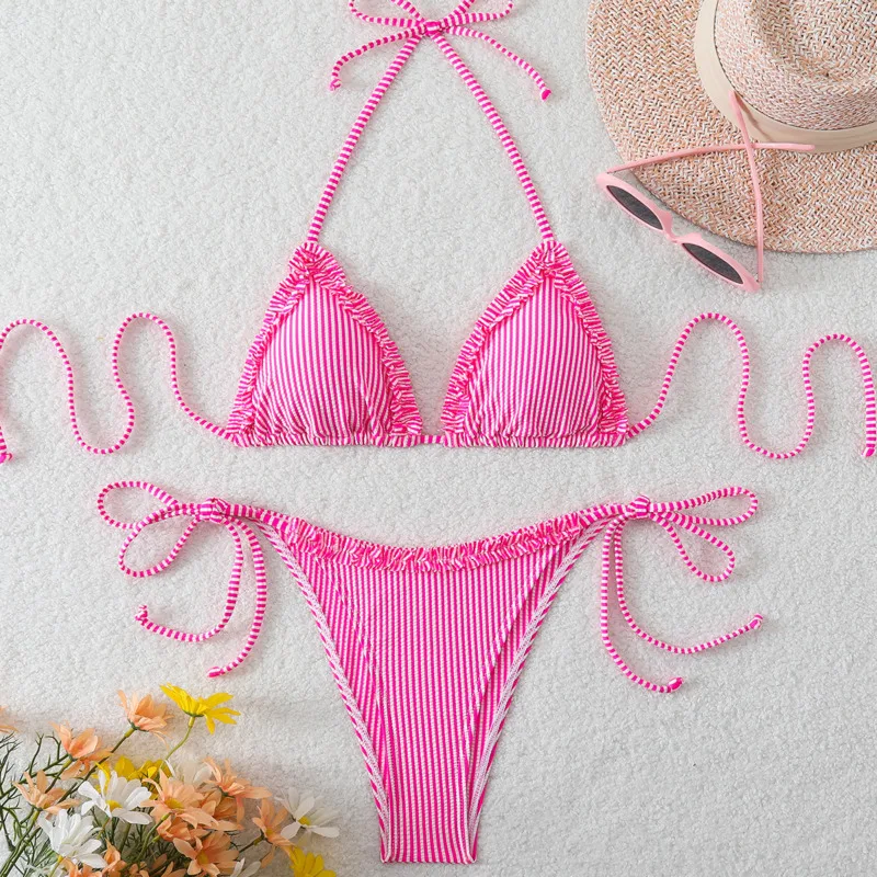 

Summer Sexy Bikinis 2026 Women's Swimwear Female Swimsuit For Swim Wear Bathing Suits Brazilian Bikini Set Beachwear Pool Bather