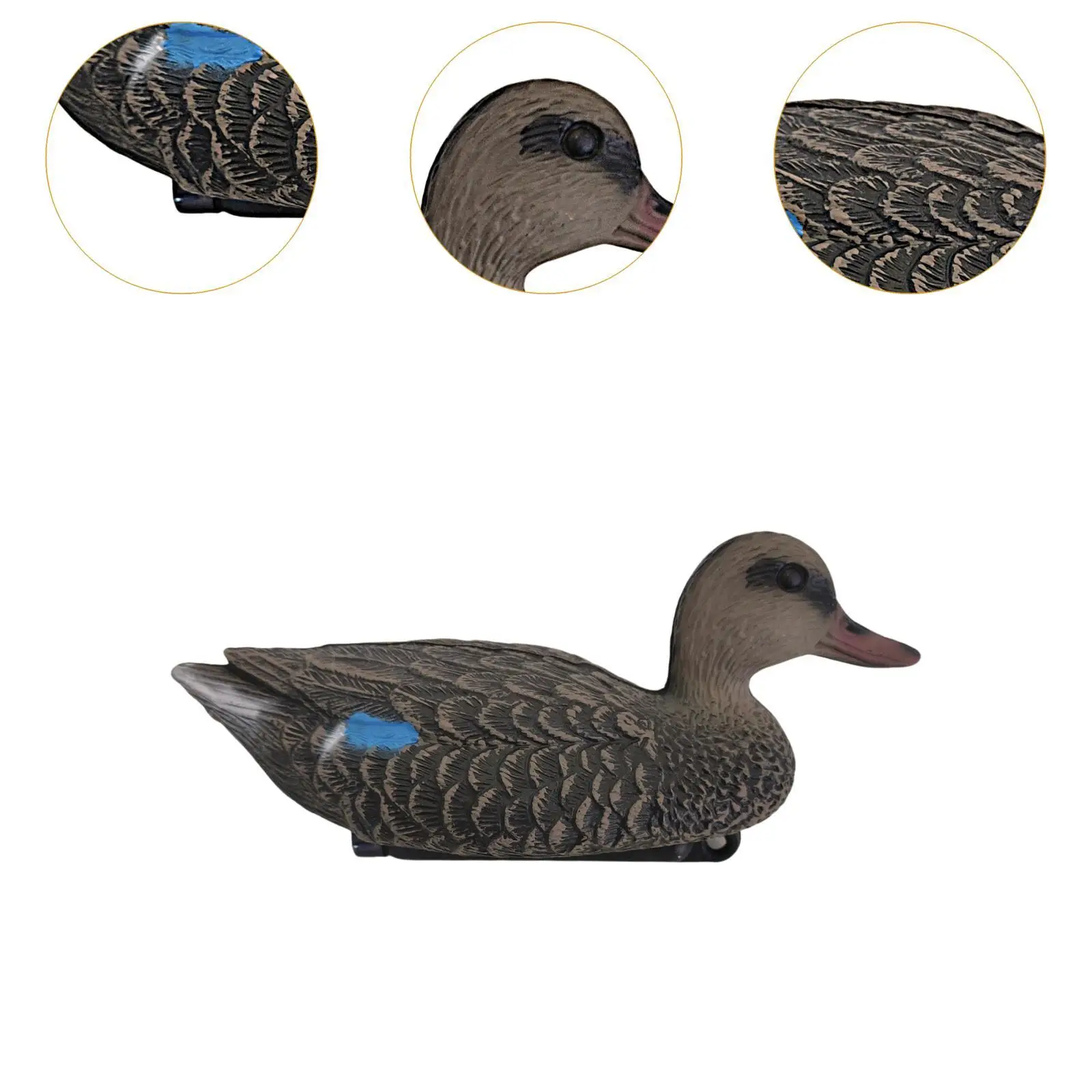 Duck Decoy Lifelike Decorative 3D Simulation Hunting Duck for Yard Pond Pool