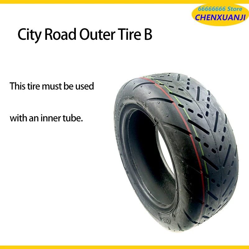 إطار 11 بوصة 90/65-6.5 إطارات المدينة الطريق الإطار الخارجي والأنبوب الداخلي للدراجات البخارية الكهربائية Dualtron Ultra Speedual Plus Zero 11x #3