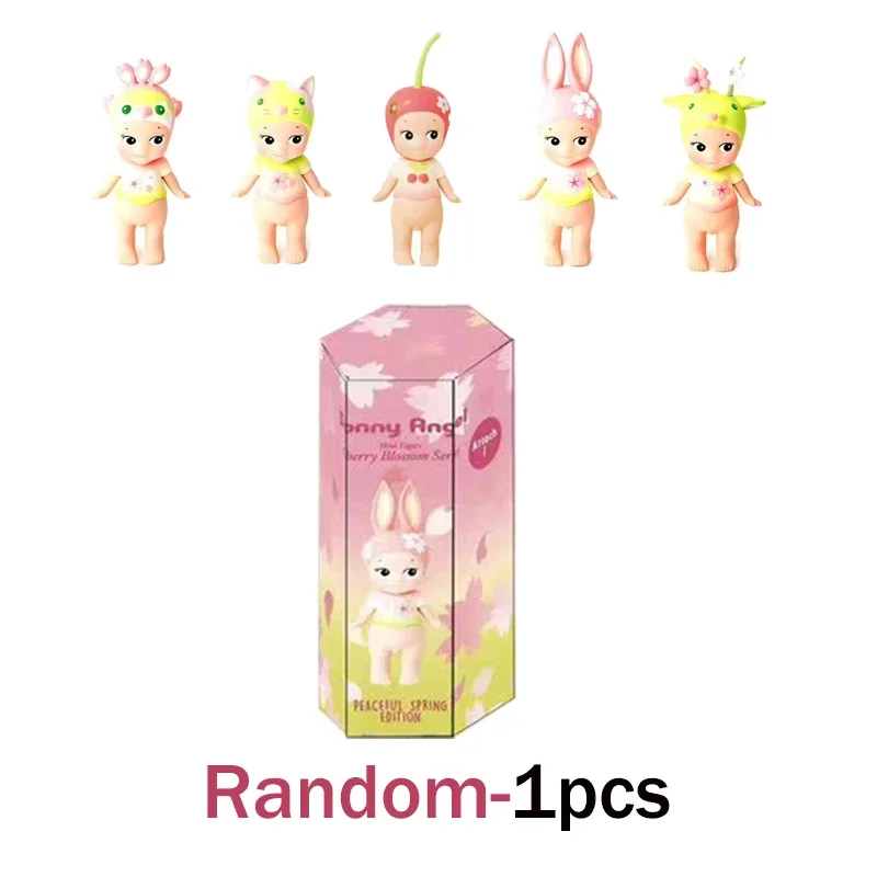 زهر الكرز سلسلة 2025 جديد الملائكة صندوق أعمى اللعب صندوق الغموض Kawaii محظوظ لطيف دمية الديكور جمع نموذج زوجين الهدايا